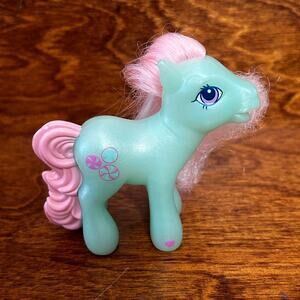 MY LITTLE PONY Vintage 2002 Minty Peppermint Swirl Pony